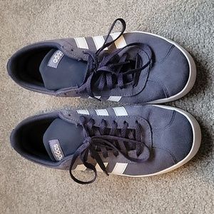 Adidas suede 3 stripe shoes